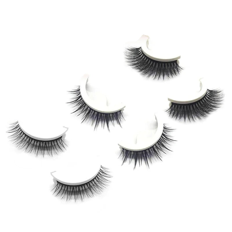 Reusable Self-Adhesive False Eyelash No or Eyeliner Needed Eyelashes Gift