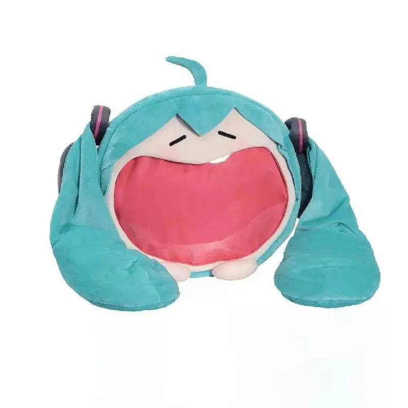 Kawaii Hatsune Miku Plush Shoulder Bag Sakura Miku Cherry Blossoms Painful Packet Stuffed Plushie Dolls Lolita Cosplay Backpack