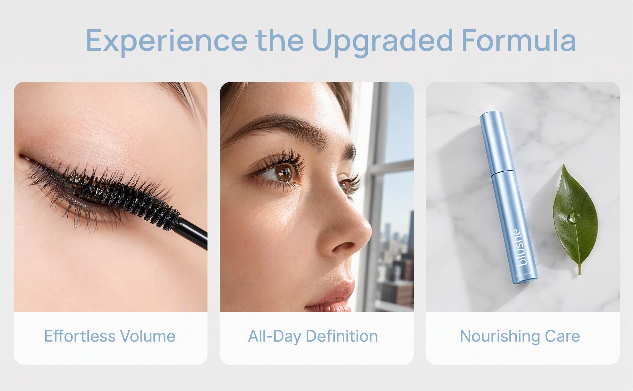 Blushe Mascara With Growth Serum, Blush Korean Mascara Growth Serum, Korean Mascara, Lash Enhancement