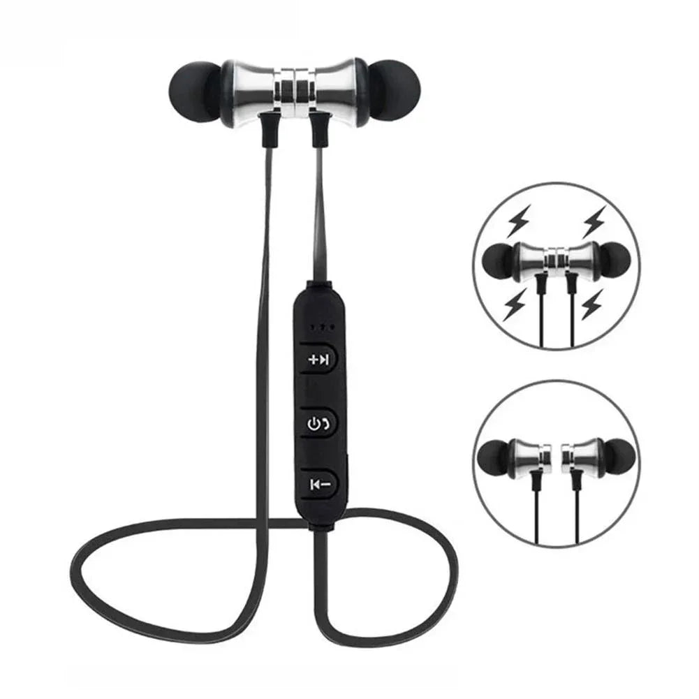 XT11 Magnetic Wireless Headphones Sports In-ear Hanging Neck Style Wireless Bluetooth Headset With Microphone Earphones