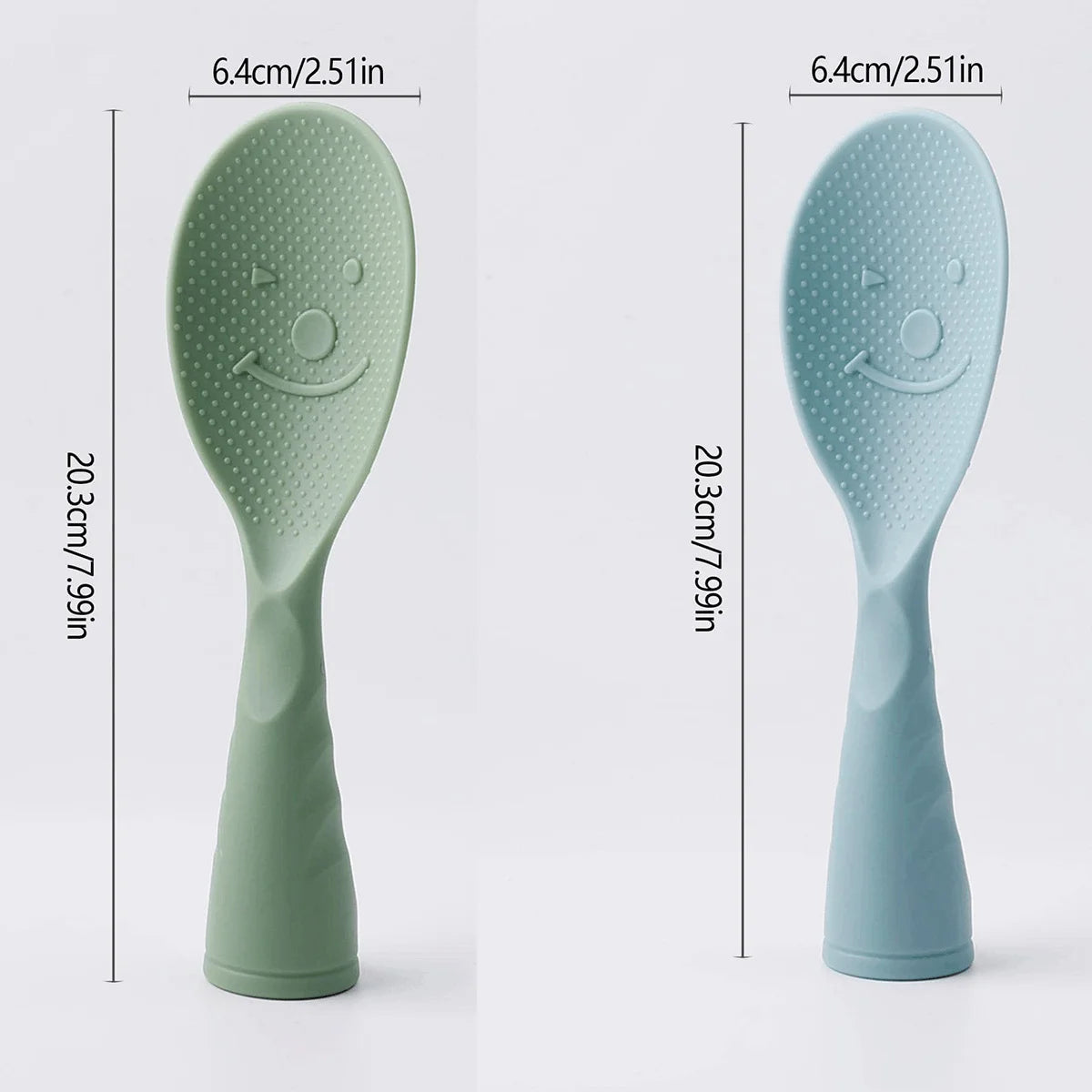 Household kitchen upright plastic rice spoon, perfect for every cooking