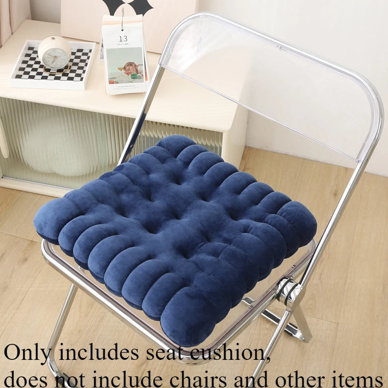 Thickened Cushion with Cushion and Biscuit Long Sitting Cushion Tatami Mat Practical Floor Mat for Homestays Rectangular Cushion