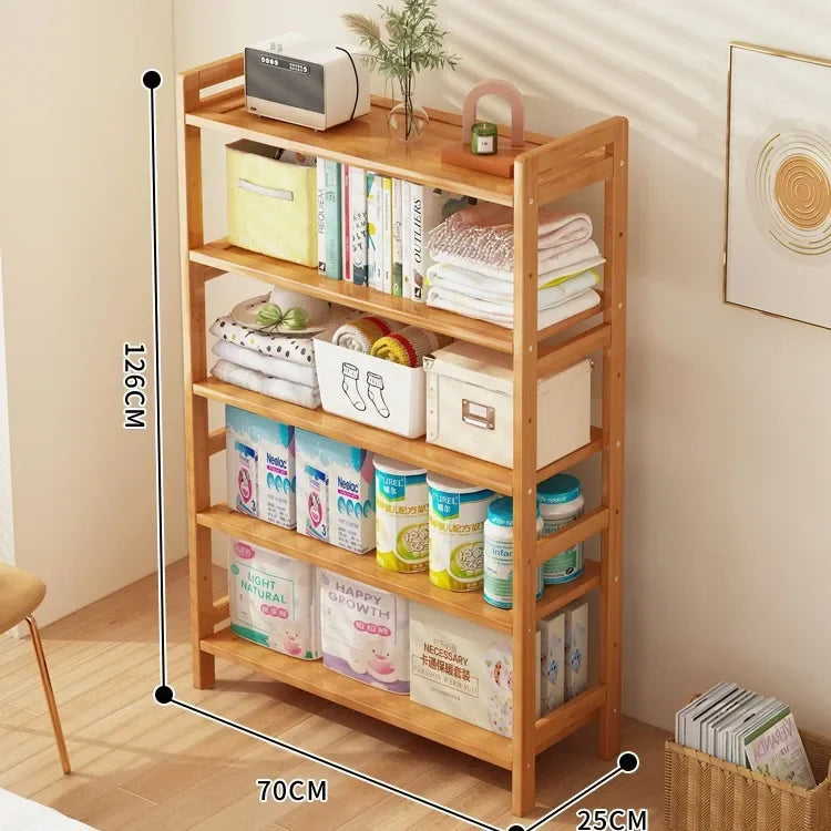 Kitchen shelf, floor standing multi-layer product collection, household pot seasoning shelf, fruit and vegetable bowl and dishs