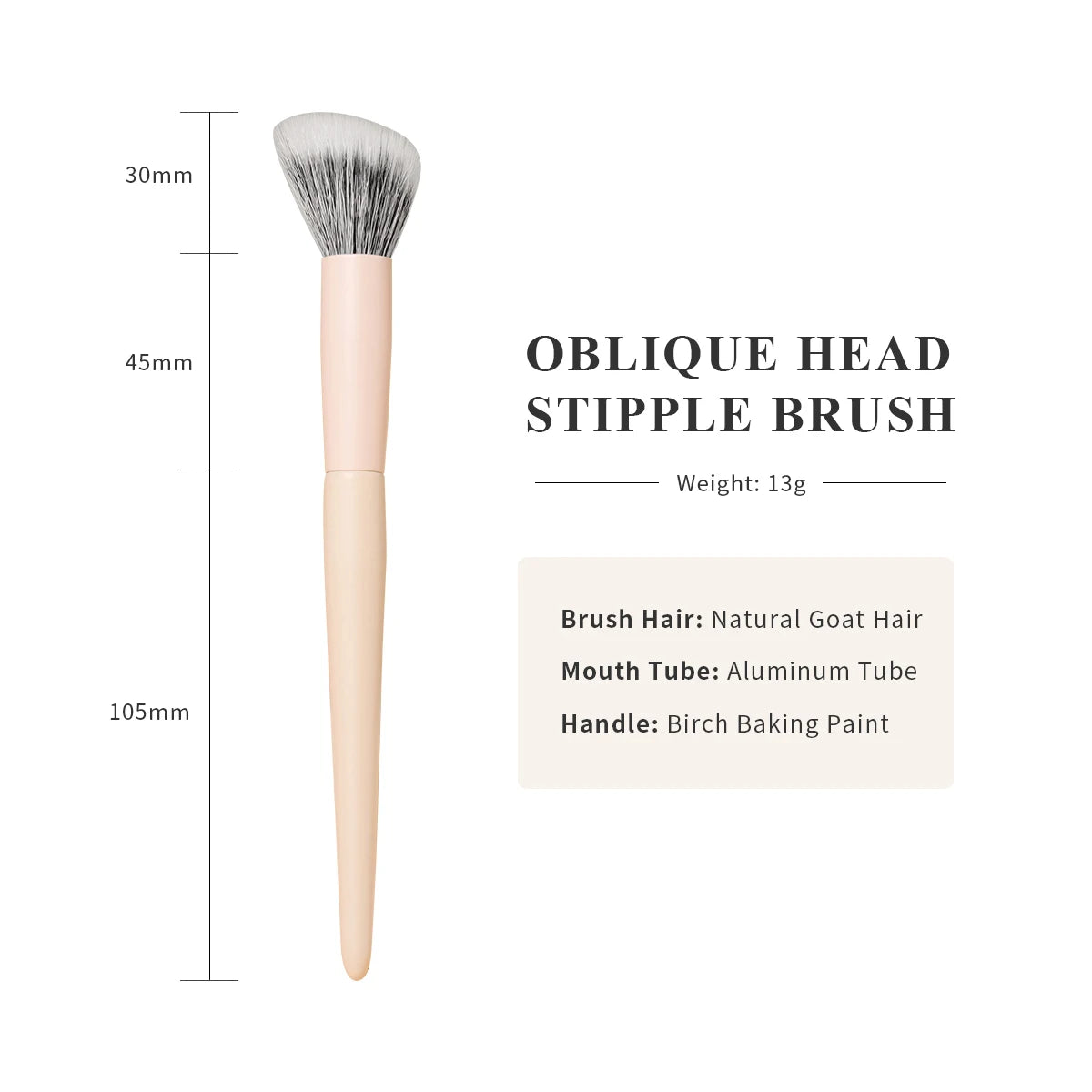 Make up Brush Cosmetic Goat Hair Powder Blusher Brush Blending  Concealer Makeup Brush