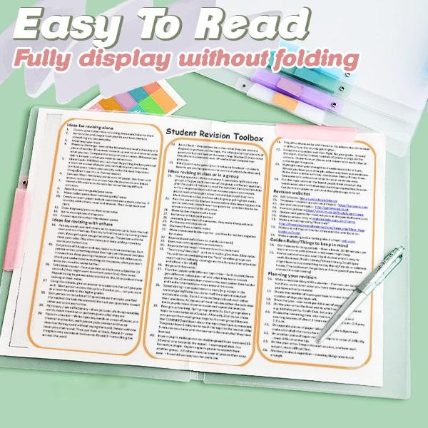 Double-Bar Rotating Clip File Folder