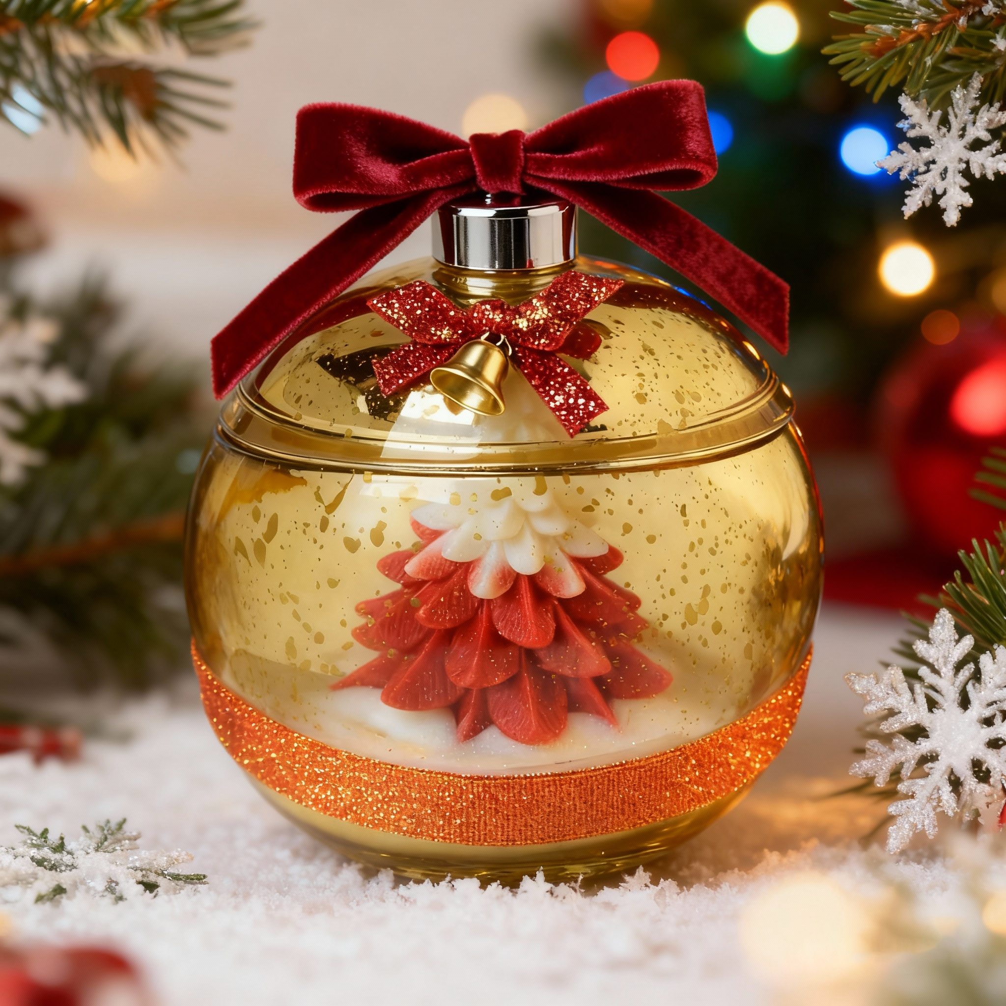 The Gilded Tree Candle