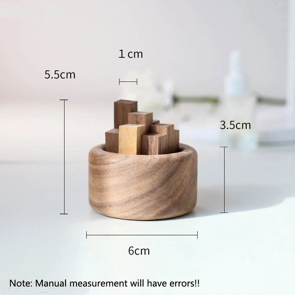 Creative Wooden Aromatherapy Interior Fragrance Expanding Fragrance Essential Oil Reed Aroma Diffuser Stick Room Fragrances