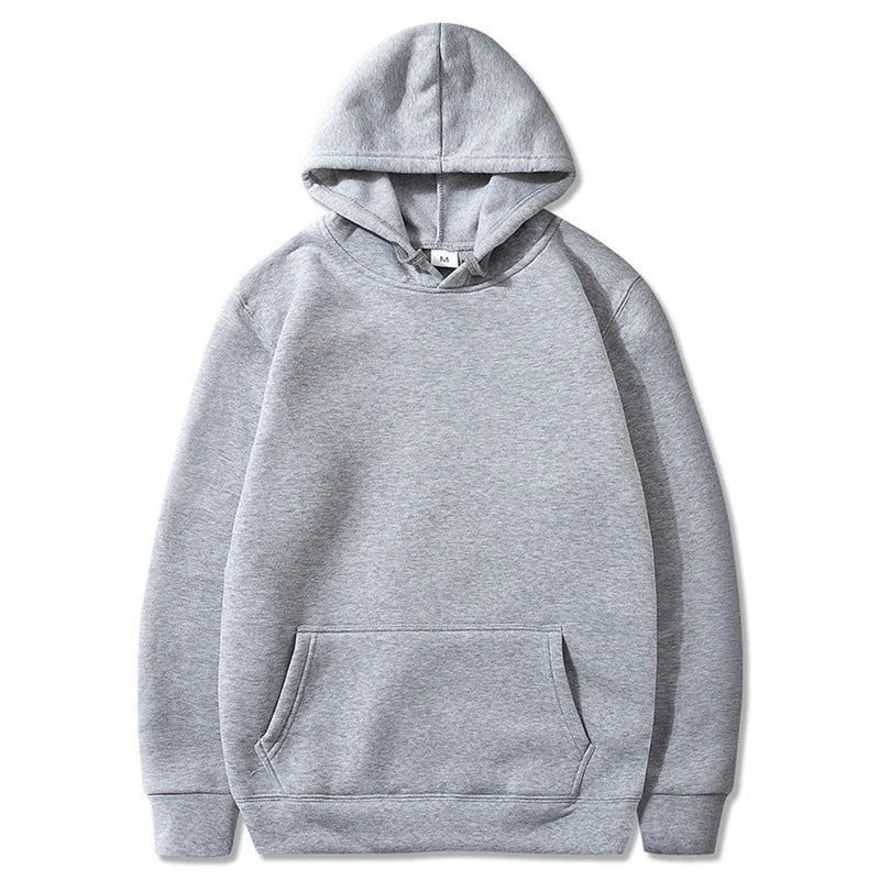 Fashion Casual Fleece Hoodies Men Wholesale Plain White Pullover Hoodie Unisex Cheap Sweatshirt With Hood Polerones Para Hombre