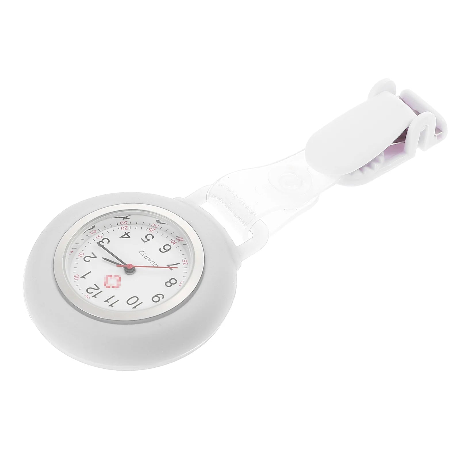 Nurse Professional Nurse Watch Multi-Function Clip Watch Portable Pocket Watch Clip On Watch Cute Leaves Watch Second