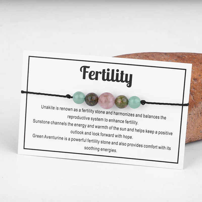 Fertility Wish from Natural Crystal Sun Stone