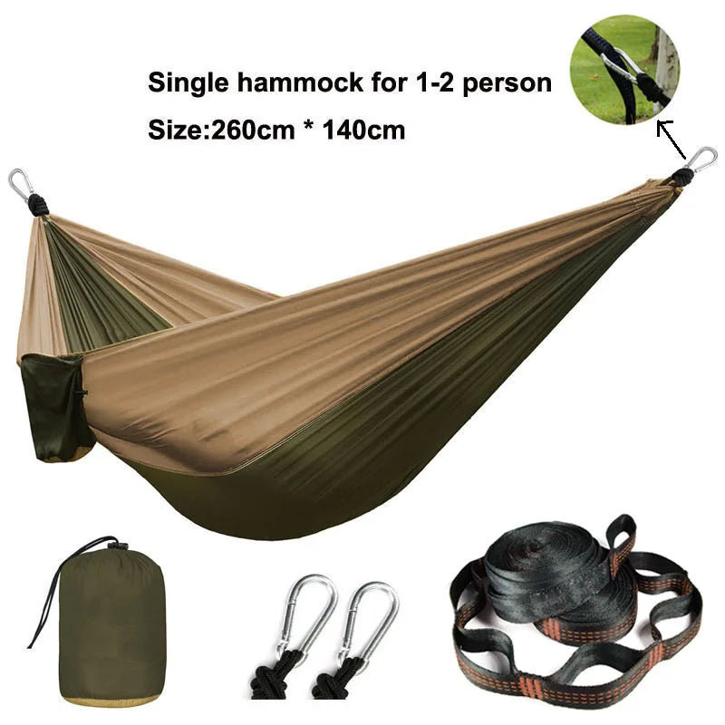 Solid Color Parachute Hammock