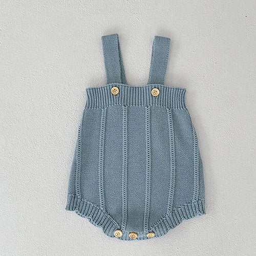 Autumn Spring Newborn Baby Girls Knitting Clothing Set Plaid Long Sleeve  Cardigan Coat+Sleeveless Rompers Children Clothes Suit