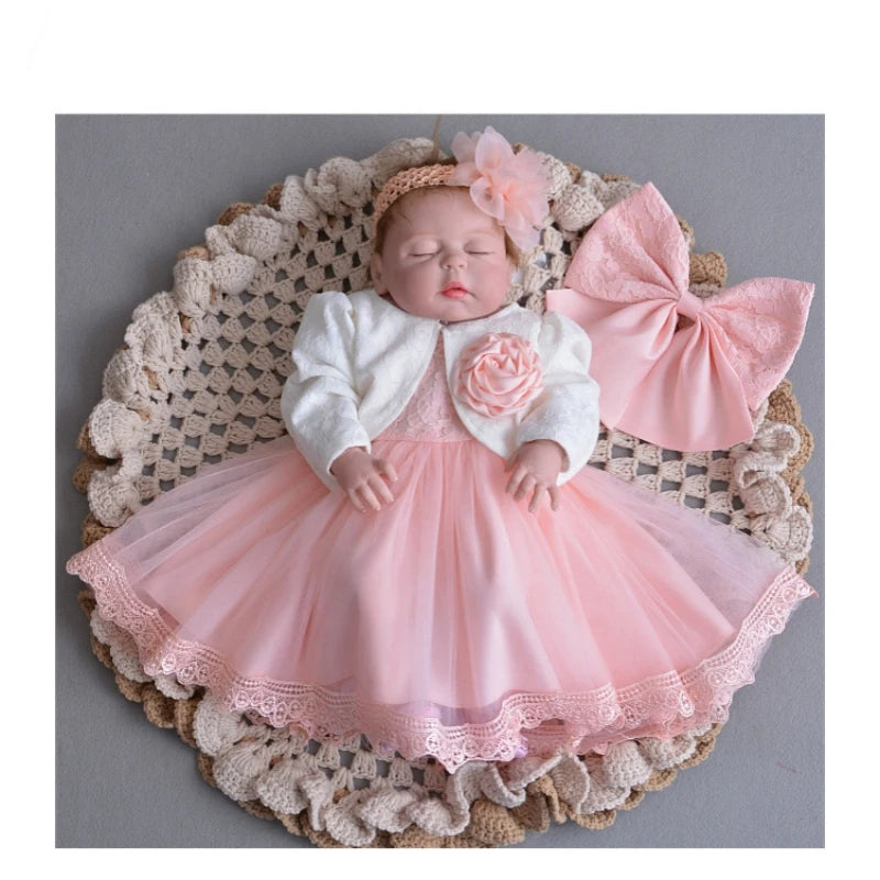 0-24M Pink Baby Girl Dresses