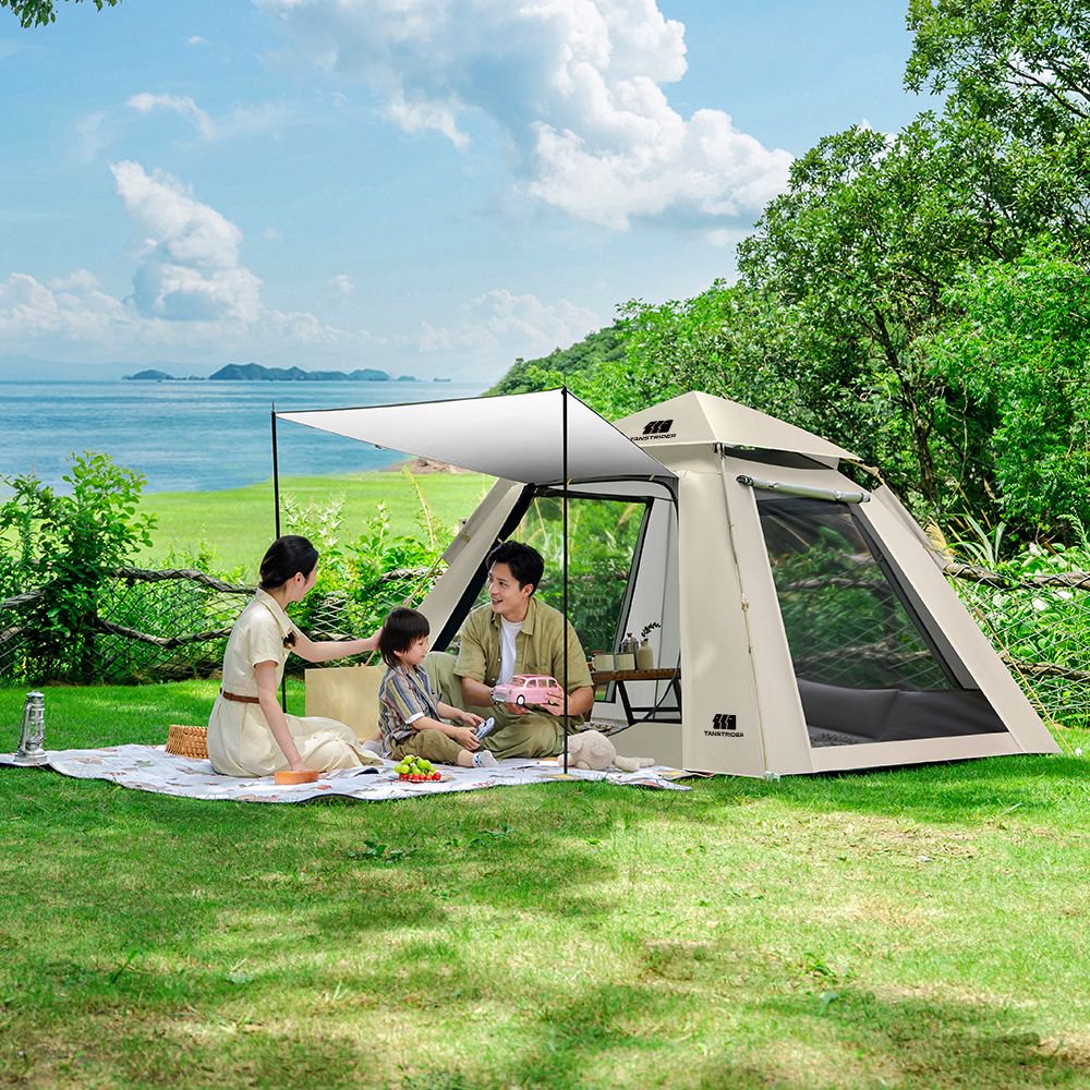Qingchuan 4-Sided Outdoor Tent for Camping & Beach