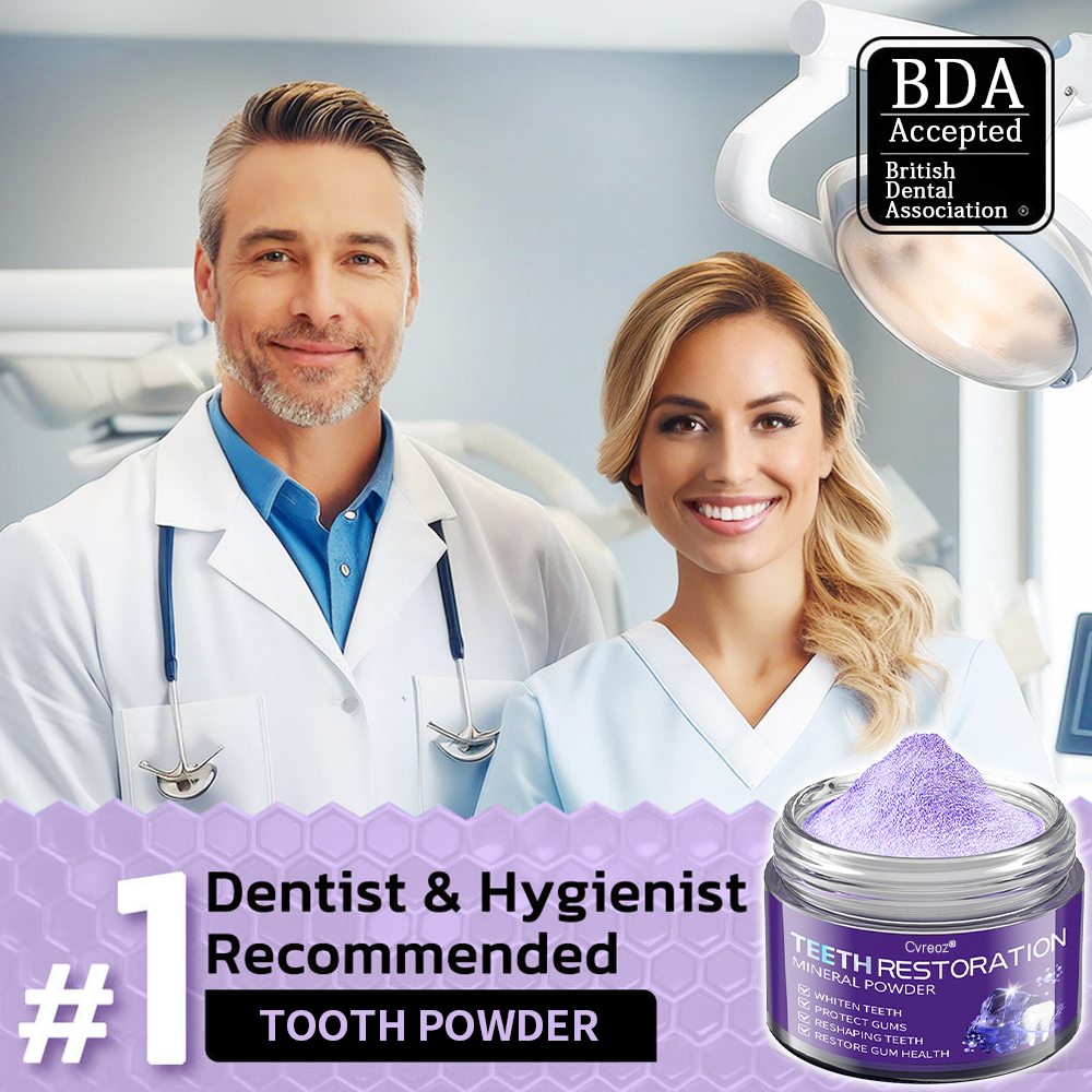 Cvreoz® Teeth Restoration Mineral Powder🦷(ADA recommended) (🎁Flash Sale - Don’t Miss Out)🎄✨