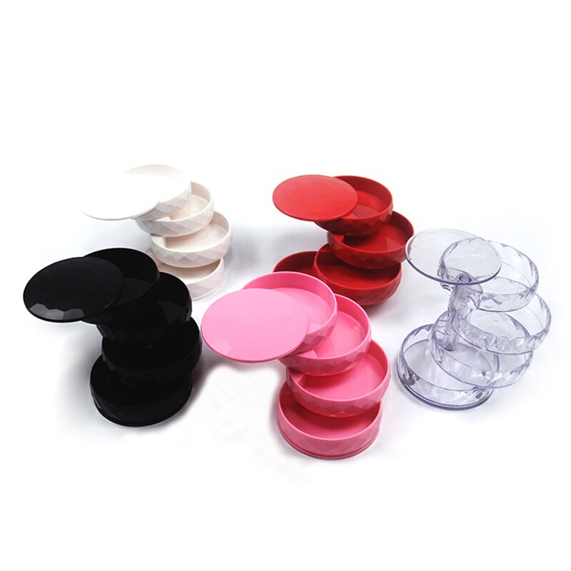 Fashion Rotatable Jewelry Ring Accessory Storage Tray Jewelry Organizer for Girls Women