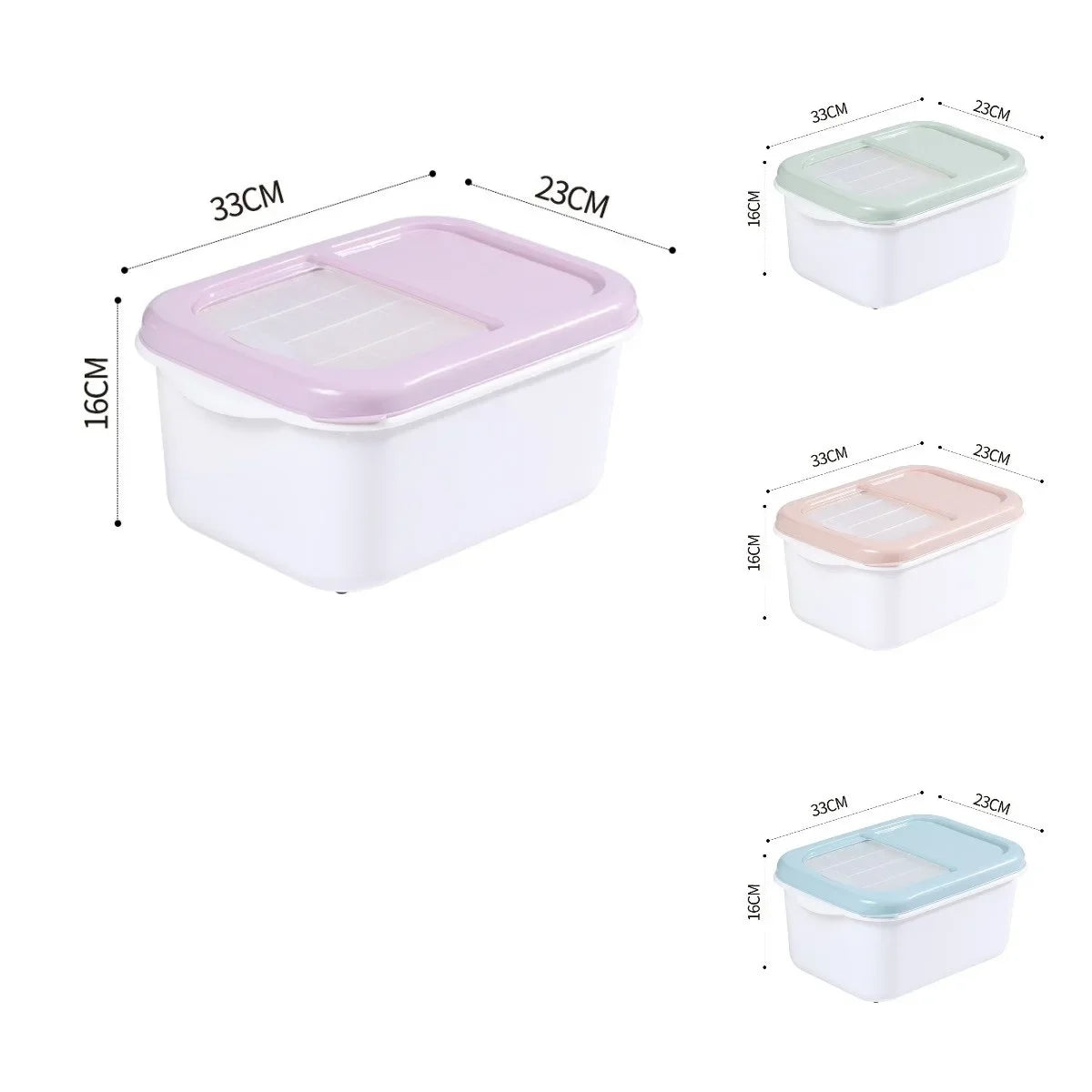 Pet Food Cat Food Storage Bucket Dog Food Sealed Bucket Cat Storage Box Can Moisture-proof 10KG Large Capacity Pet Supplies