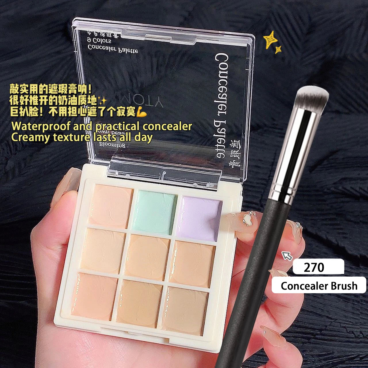Concealer Palette Makeup Spotty Dark Eye Circles Tear Gap Brightening Last Cosmetics Full Coverage for Tattoos Make-up for women