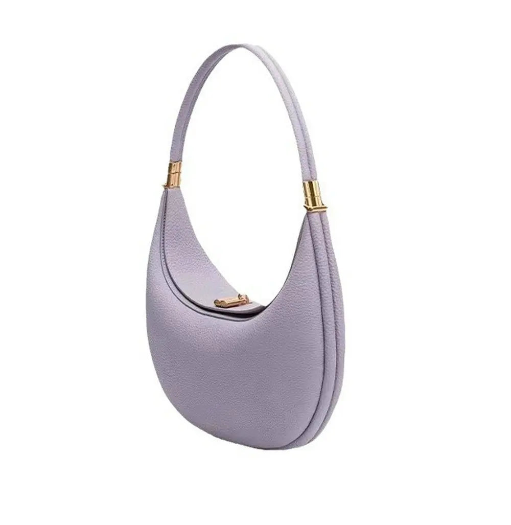 Summer Luna Bag Girls Conversible Flip Moon Tote Shoulder Crossbody Handbag Lady Daily Mini Underarm Bag Purses for Women-Purple