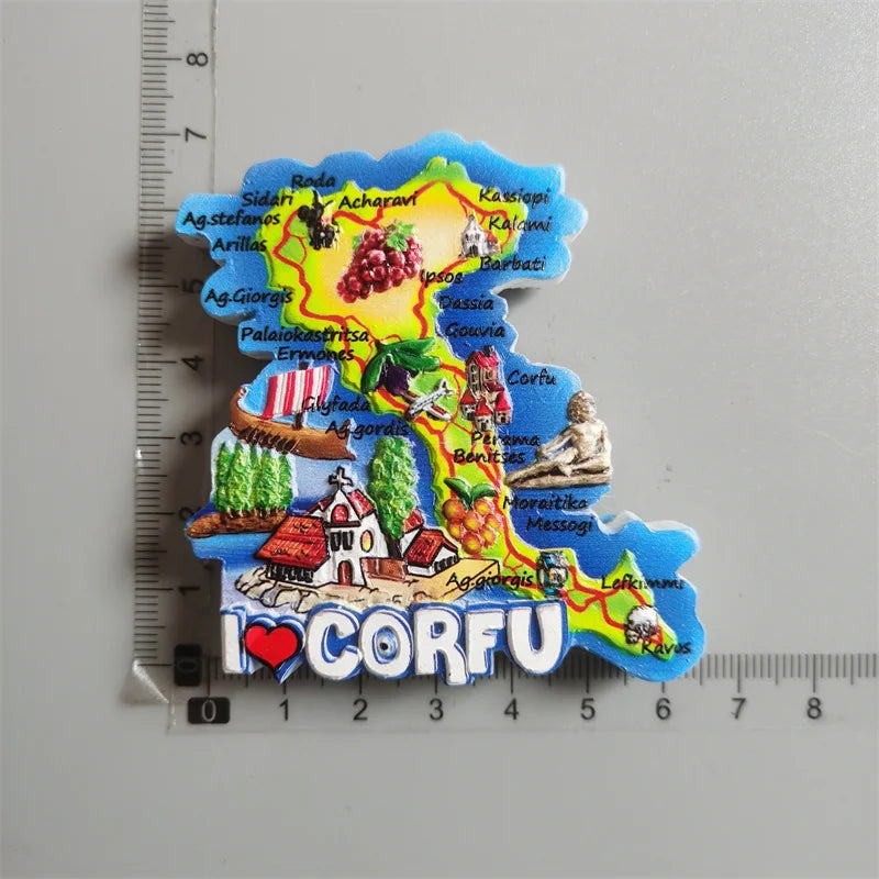 Italy Spain Espana Japan Korea Praha Hungary Corfu Kenya Cuba Brussels Fridge Magnet World Travel Souvenir Home Decor