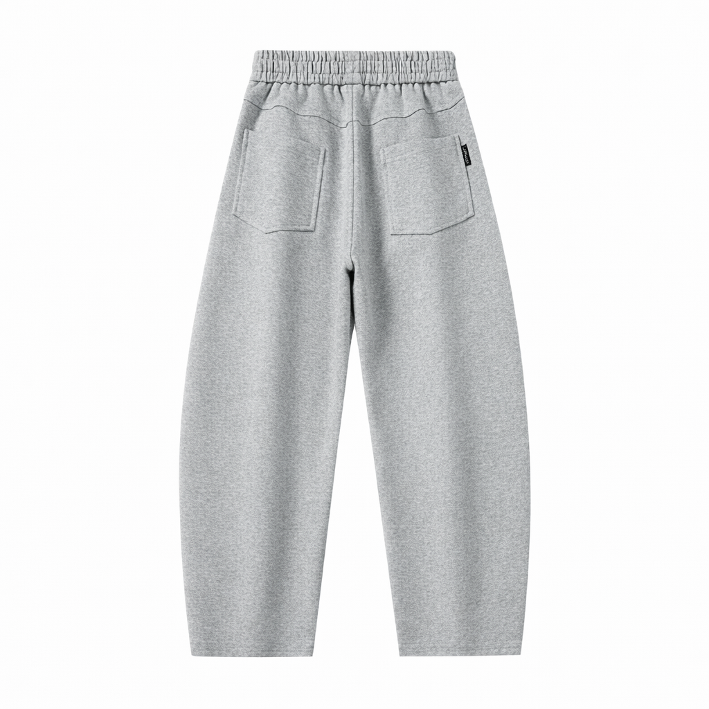 Barrel leg sweat pant