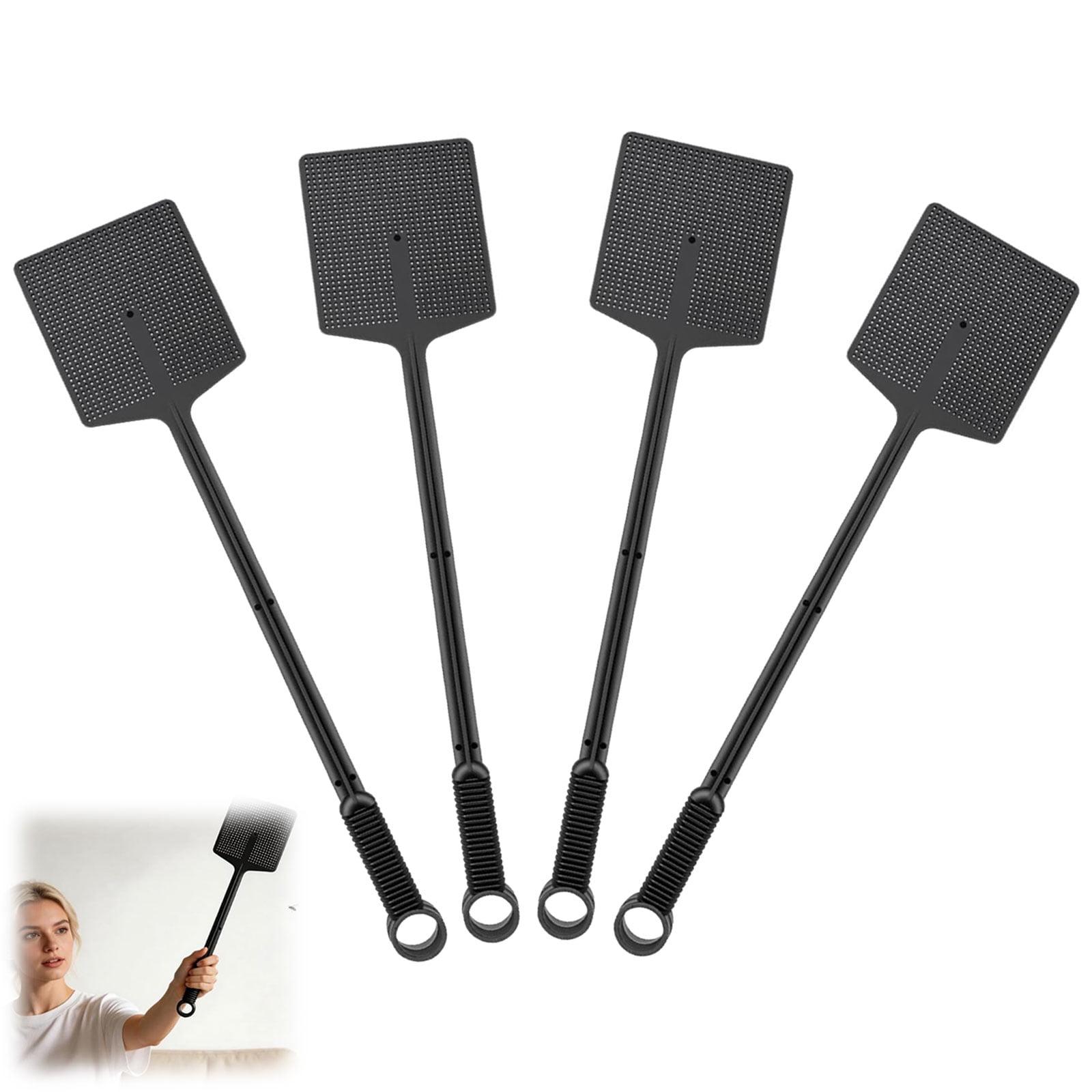 Fly Swatter, Indoor Outdoor Use, Flexible Thick Handle, Large Durable Swat Head, PP Material, Lightweight & Quiet