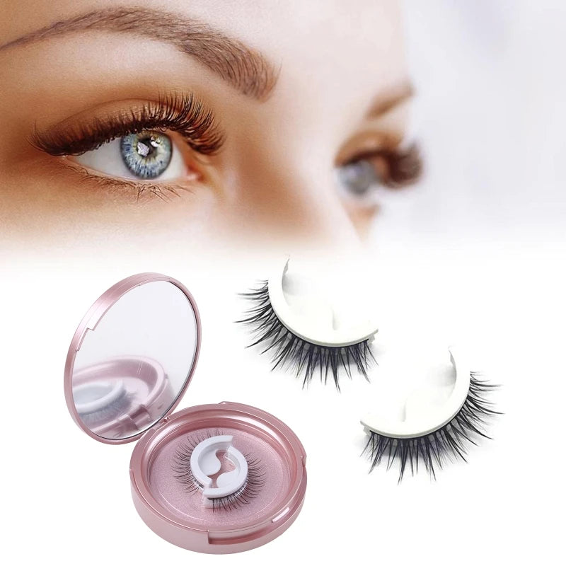 Reusable Self-Adhesive False Eyelash No or Eyeliner Needed Eyelashes Gift
