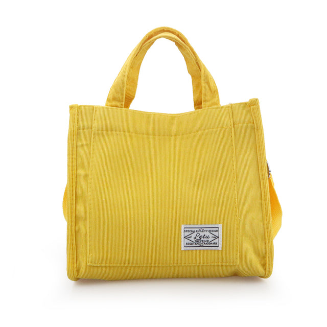 Luxury Designer Handbag Corduroy Ladies Bag New Trend Single Shoulder Bag Solid Color Buckle Messenger Bag Small Square Bag