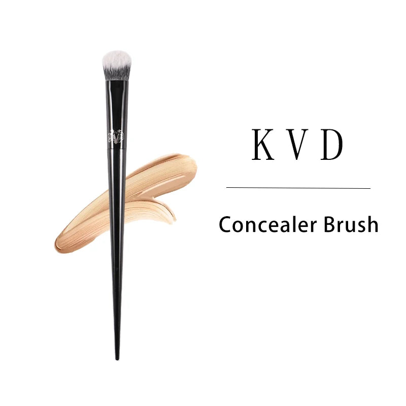 Kat Von D Makeup Brushes Blusher Powder Foundation Concealer Eye Shadow Blending Cosmetic Concealer Beauty Soft Branded Brush