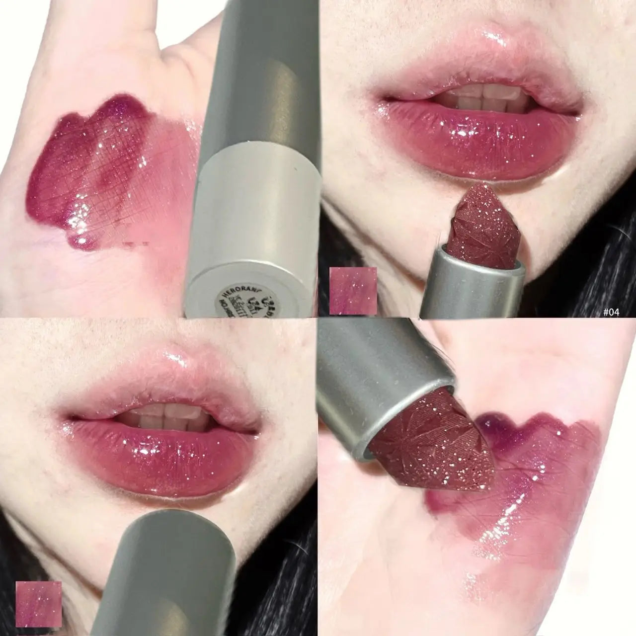 Silky Shimmer Lip Gloss High-Pigment Shine Hydrating Non-Sticky Long-Lasting Transfer-Proof Glossy Lip Makeup Daily