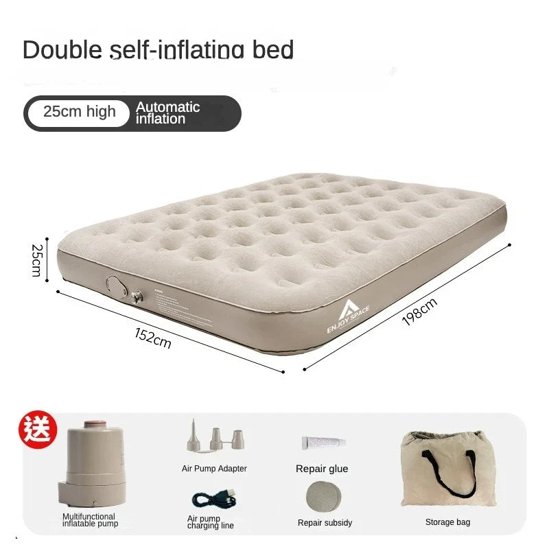 Colchoneta Autohinchable Camping Ultraligera Individual Hinchable para Dormir Air Mat