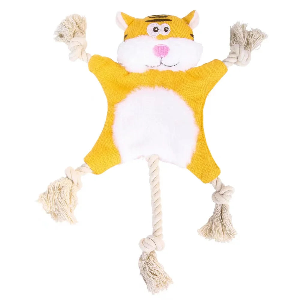 Pet Toys Plush Soundmaking Dog Supplies Durable and Bite Resistant Fox and Squirrel Pet Toys