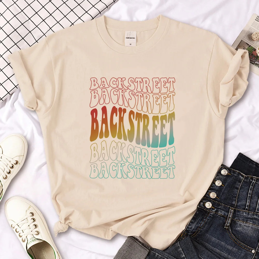 Backstreet Boys t-shirts women funny Tee girl graphic y2k harajuku clothing