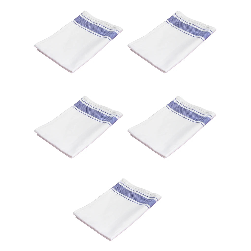 5Pcs Scouring Cloth Cleaning Cloths Towels Reusable Kitchen Washing