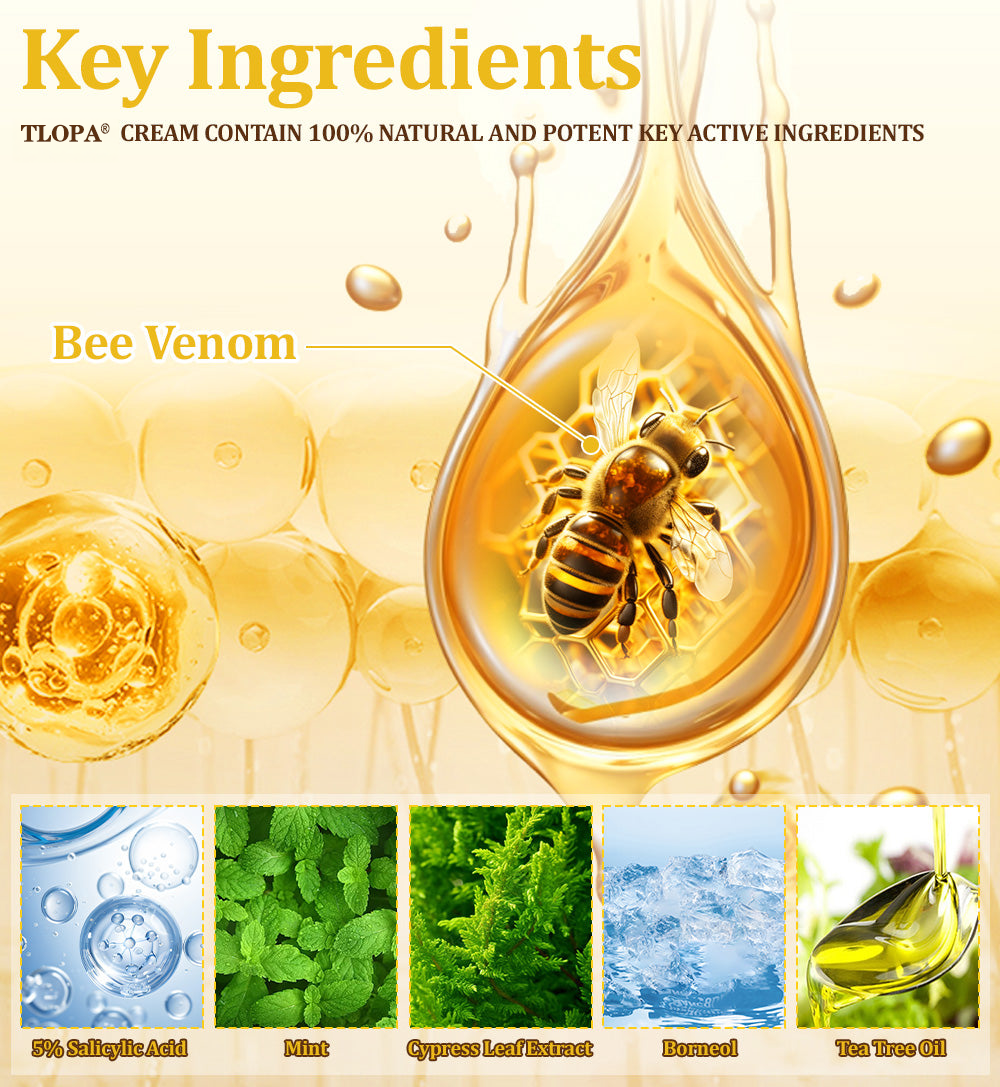 Official Store: TLOPA® Bee Venom Skin Treatment Cream👨‍⚕️British Association of Dermatologists (BAD) Approved⛄🎉