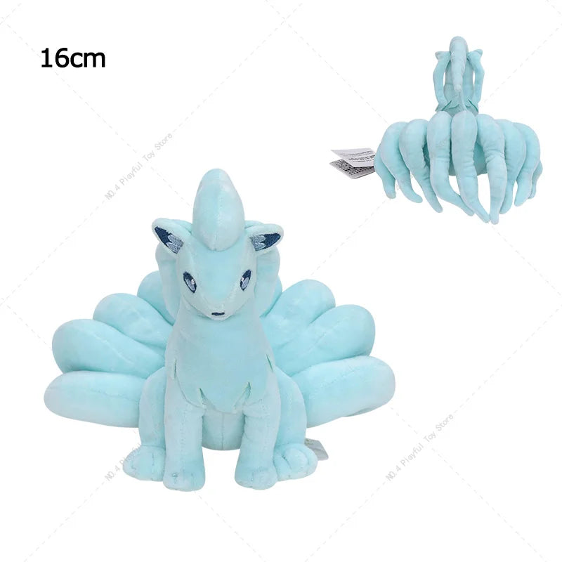 New Arrival Pokémon Plush Toy Ninetales Alolan Ninetales Shiny Ninetales Cute Soft Stuffed Toys Birthday Christmas Gift