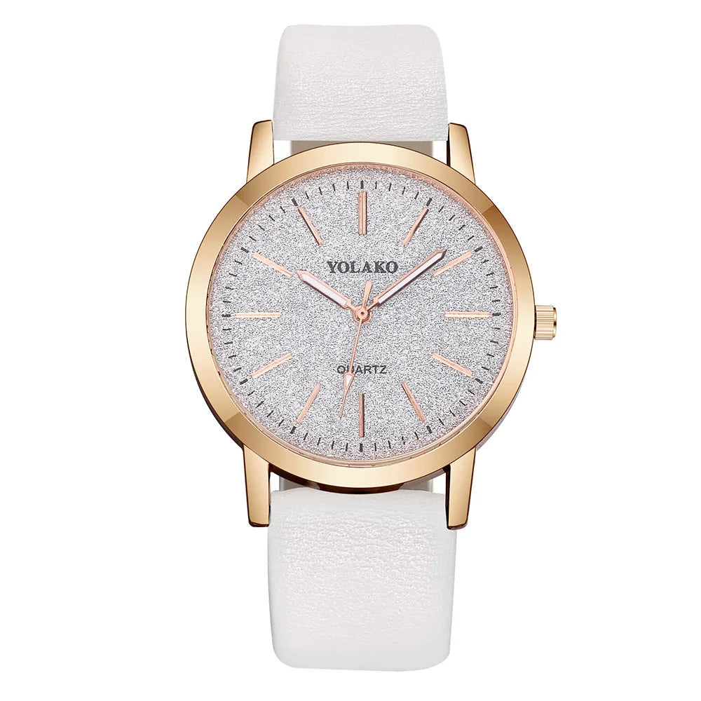 Women's Watches Brand Luxury Fashion Ladies Watch Leather Watch Women Female Quartz Wristwatches Montre Femme