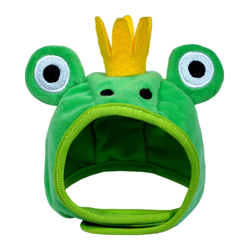 Pet Plush Hat Cute Cartoon Frog Lobster Crab Cloud Shape Soft Comfortable Costume Accessories Safe Materials