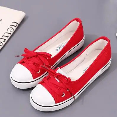 Breathable Shoes Shallow Mouth Round Toe All-Match Casual Female Sneakers Shose Women