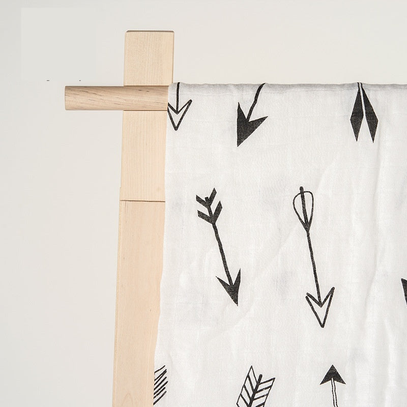 Simple Printed Newborn Baby Bamboo Cotton Baby's Blanket Gro-bag