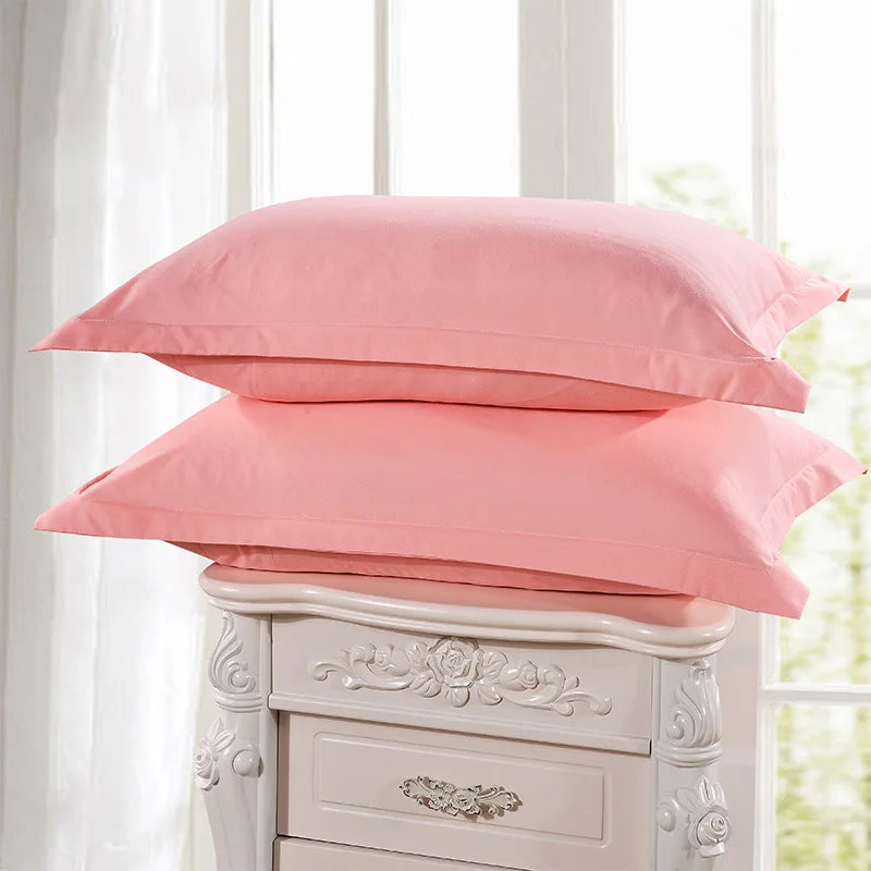 1 Piece Pure Grey Color Pillowcase Brief Style 100% Polyester Pillow Case For Bedroom Solid Color Pillow Cases 48cm*74cm 50