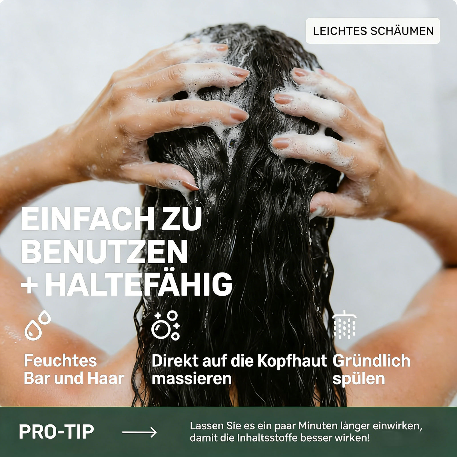Yoracare Korean Scalp Revival Bar, 2026 Yoracare Rosmarin & Aminosäuren stärkender Anti-Verdünnungs-Shampoo-Riegel, feuchtigkeitsspendende und kopfhautfreundliche Kräuterpflege 80g