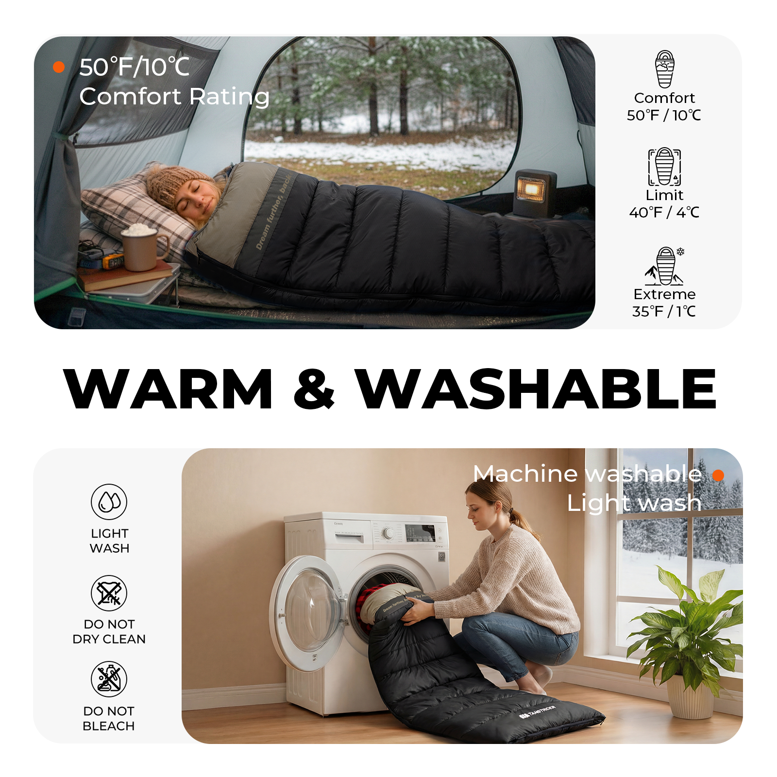 Hooded single-person flannel Plain sleeping bag