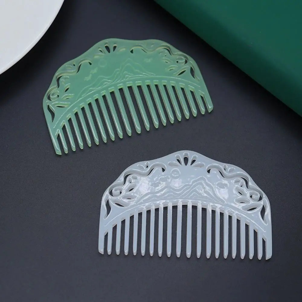 Acetic Acid Acetate Hair Comb Hairpin Flower Chinese Style Chinese Style Hair Stick Hair Sticks for Buns Imitation Jade