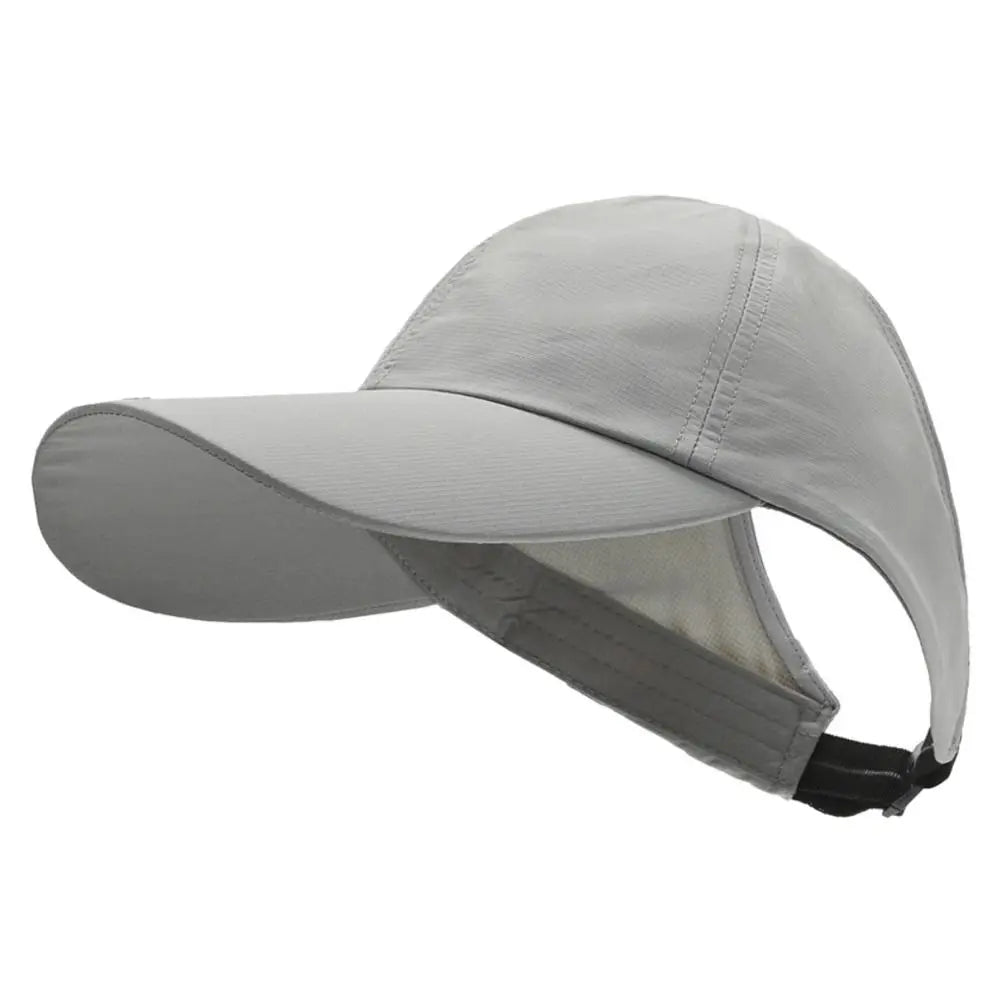 Cotton Ponytail Hat Sun Protection Quick-Drying With Ponytail Hole Sun Hat Baseball Caps Girls