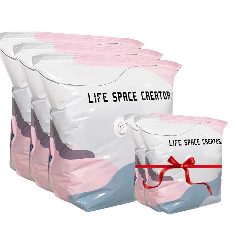 📦 Large-Capacity Vacuum Bags – No Pump Needed! 💕