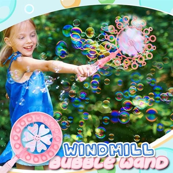 Fun Windmill Bubble Wand Set