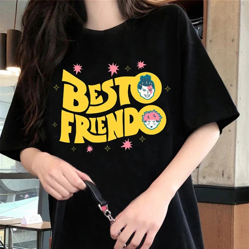 Japanese Anime T Shirt Men My Besto Friendo Todo Aoi Novelty Graphic Tees Cartoon T-shirt Harajuku Tshirt Male