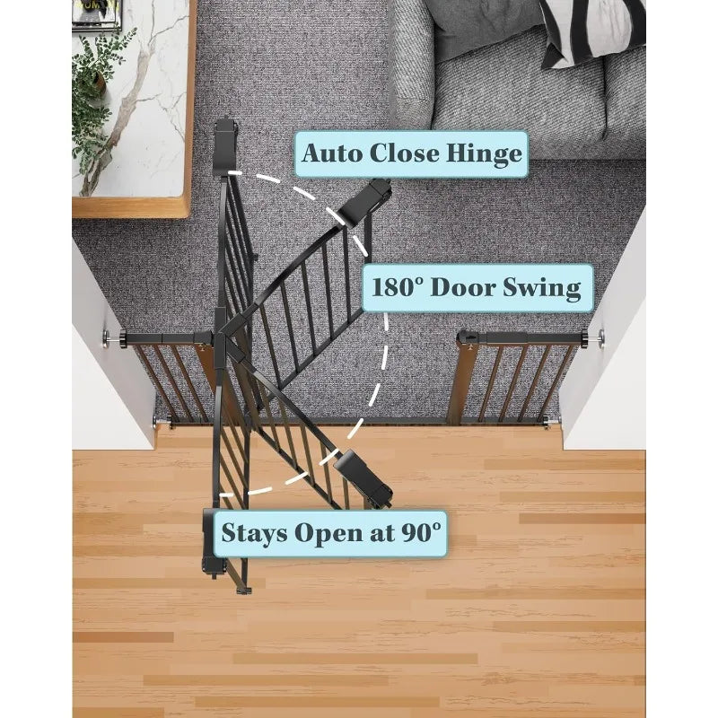 Dog Gate for Stairs & Doorways, 30