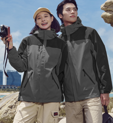 All-Weather 3-in-1 Hiking Jacket with Removable Down Liner